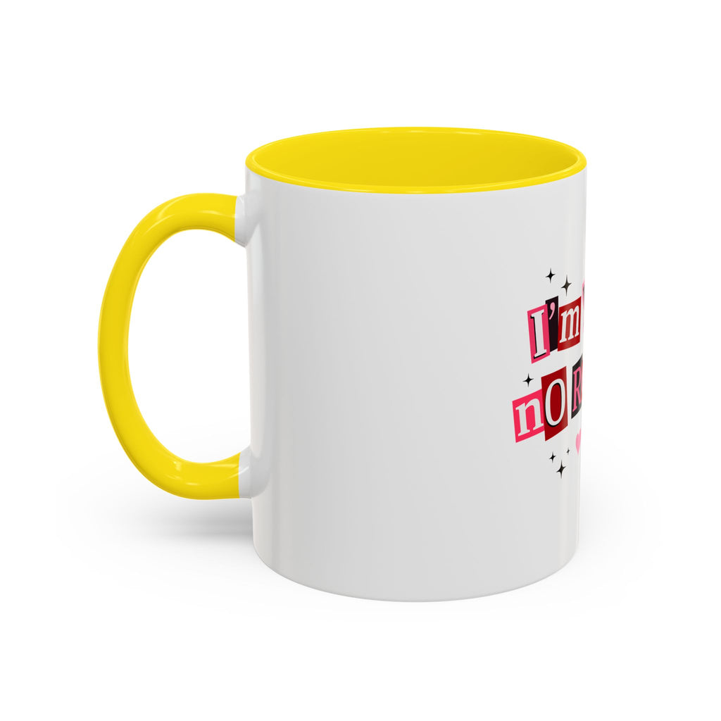I'm Yours No Refunds Coffee Mug — Cute Valentine's Ransom-Note Love Design