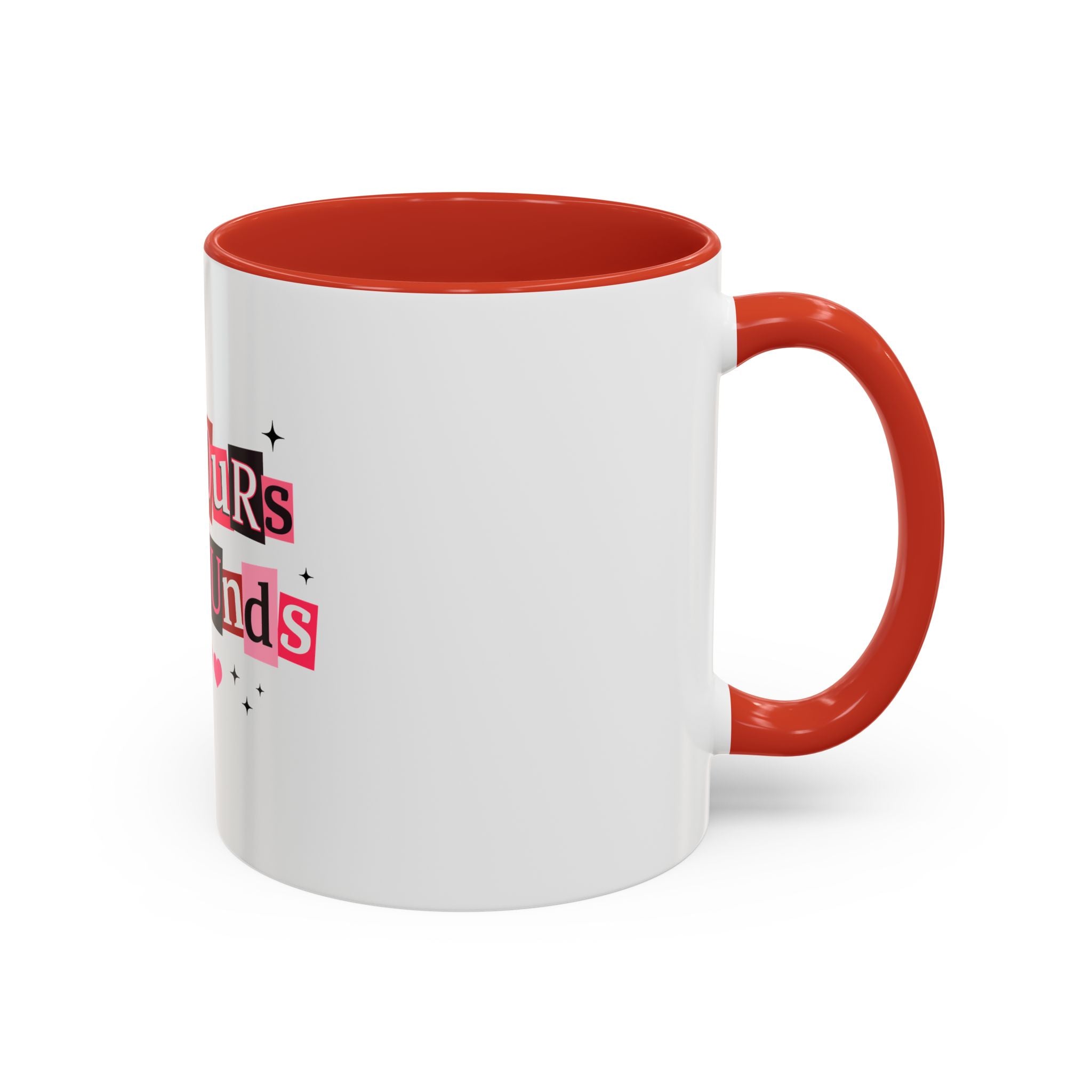 I'm Yours No Refunds Coffee Mug — Cute Valentine's Ransom-Note Love Design
