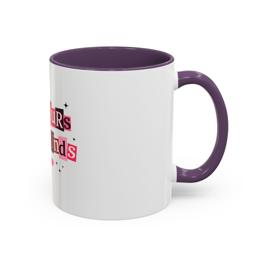 I'm Yours No Refunds Coffee Mug — Cute Valentine's Ransom-Note Love Design