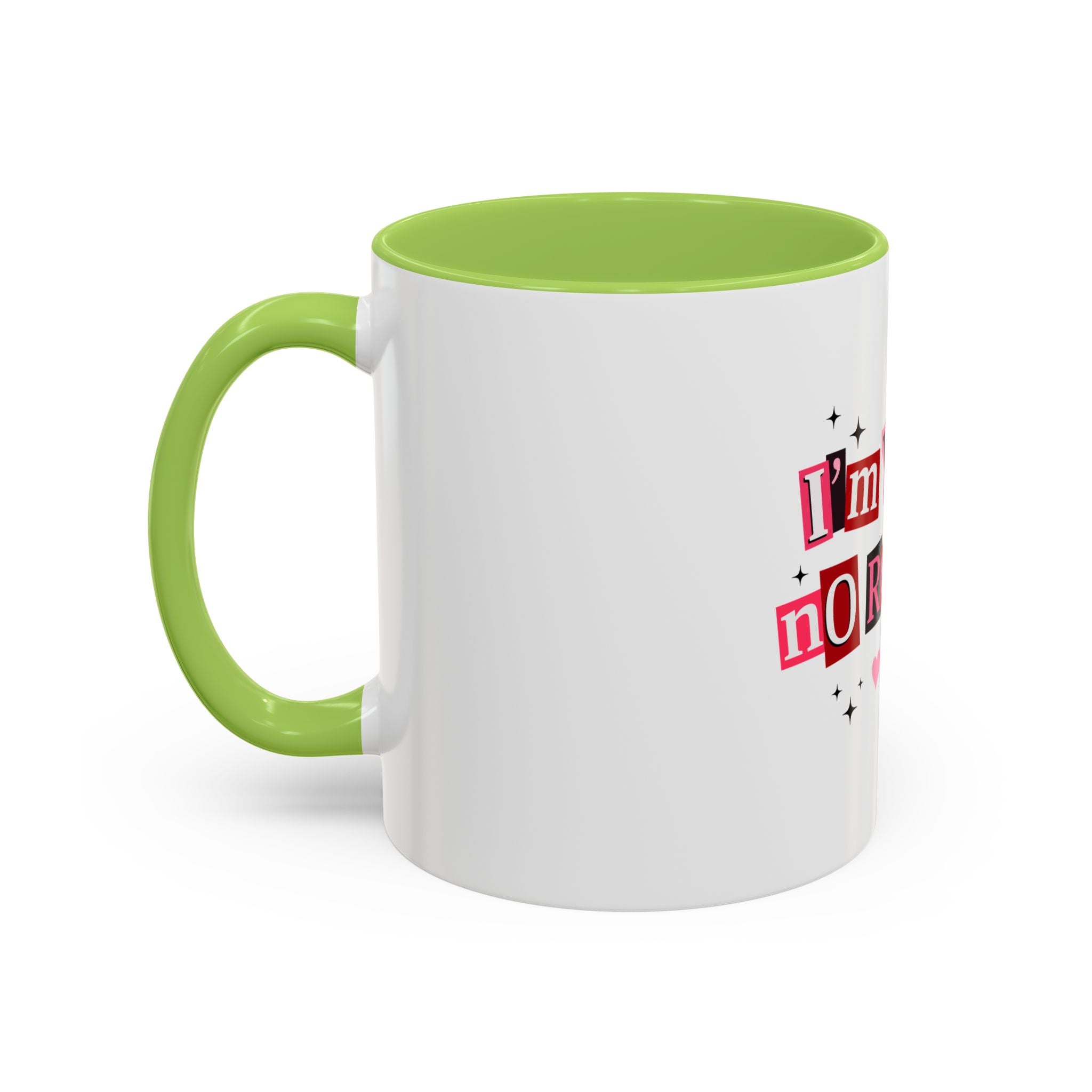 I'm Yours No Refunds Coffee Mug — Cute Valentine's Ransom-Note Love Design