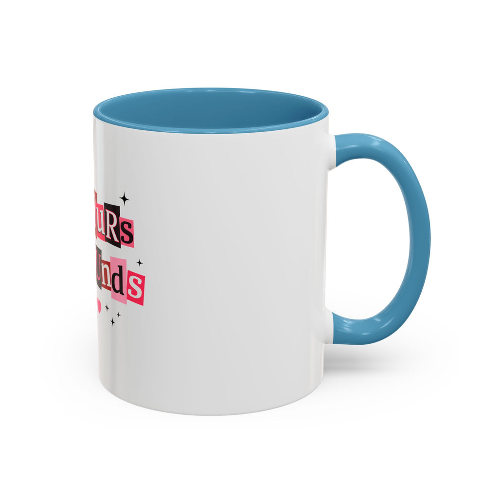 I'm Yours No Refunds Coffee Mug — Cute Valentine's Ransom-Note Love Design