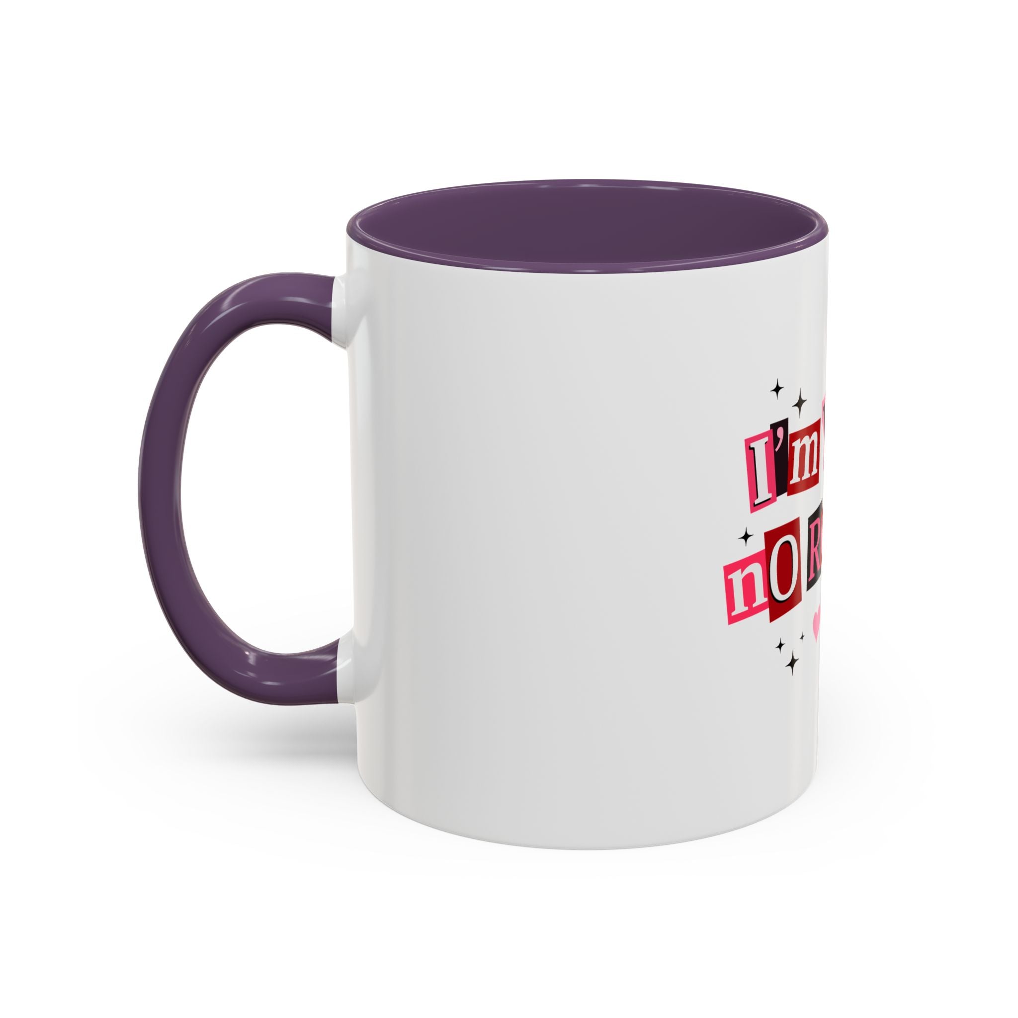 I'm Yours No Refunds Coffee Mug — Cute Valentine's Ransom-Note Love Design